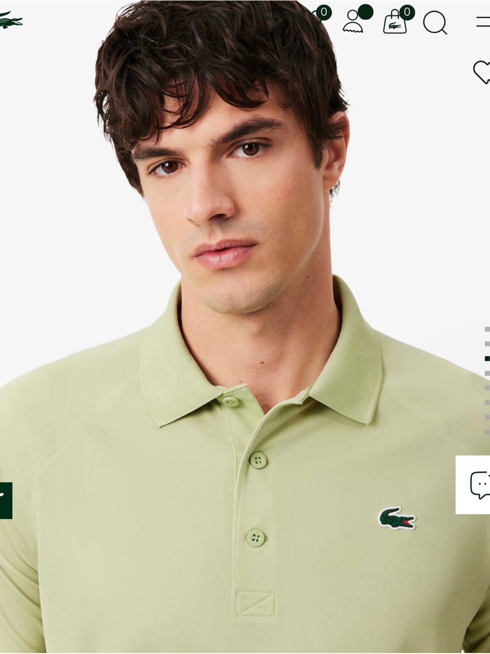 Lacoste 🐊Men's Polo Shirt - Sage Green